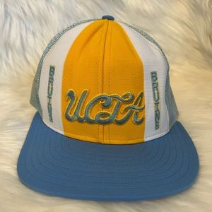 Lucky Stripes Size Lg Trucker Hat Snap Back U.c.l.a. Bruins